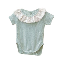 Load image into Gallery viewer, Baby Girls Color-blocking Rompers Wholesale 220530183
