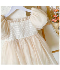 Load image into Gallery viewer, Baby Kid Girls Color-blocking Birthday Dresses Wholesale 220530191
