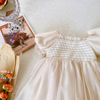 Load image into Gallery viewer, Baby Kid Girls Color-blocking Birthday Dresses Wholesale 220530191
