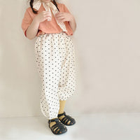 Load image into Gallery viewer, Baby Kid Girls Flower Fruit Polka dots Checked Print Pants Wholesale 220530196
