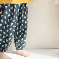 Load image into Gallery viewer, Baby Kid Girls Flower Fruit Polka dots Checked Print Pants Wholesale 220530196
