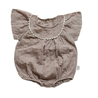 Load image into Gallery viewer, Baby Girls Embroidered Rompers Wholesale 220530198
