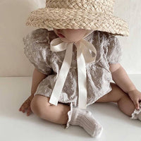Load image into Gallery viewer, Baby Girls Embroidered Rompers Wholesale 220530198
