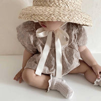 Load image into Gallery viewer, Baby Girls Embroidered Rompers Wholesale 220530198
