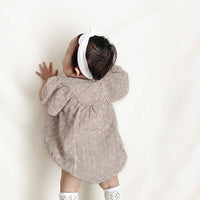 Load image into Gallery viewer, Baby Girls Embroidered Rompers Wholesale 220530198

