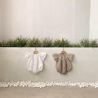 Load image into Gallery viewer, Baby Girls Embroidered Rompers Wholesale 220530198
