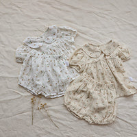 Load image into Gallery viewer, 2 Pieces Set Baby Kid Girls Flower Print Tops And Shorts Wholesale 220530248
