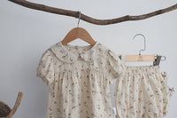 Load image into Gallery viewer, 2 Pieces Set Baby Kid Girls Flower Print Tops And Shorts Wholesale 220530248
