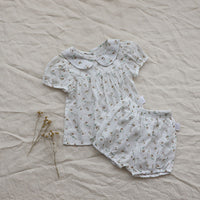 Load image into Gallery viewer, 2 Pieces Set Baby Kid Girls Flower Print Tops And Shorts Wholesale 220530248
