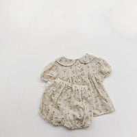 Load image into Gallery viewer, 2 Pieces Set Baby Kid Girls Flower Print Tops And Shorts Wholesale 220530248
