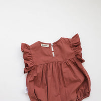 Load image into Gallery viewer, Baby Girls Embroidered Rompers Wholesale 220530251
