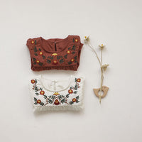 Load image into Gallery viewer, Baby Girls Embroidered Rompers Wholesale 220530251
