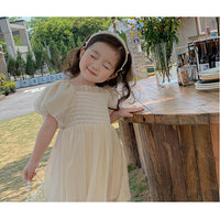 Load image into Gallery viewer, Baby Kid Girls Solid Color Dresses Wholesale 220530288
