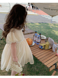 Load image into Gallery viewer, Baby Kid Girls Solid Color Dresses Wholesale 220530288
