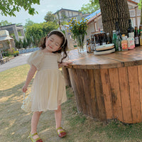 Load image into Gallery viewer, Baby Kid Girls Solid Color Dresses Wholesale 220530288
