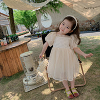 Load image into Gallery viewer, Baby Kid Girls Solid Color Dresses Wholesale 220530288
