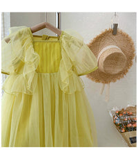 Load image into Gallery viewer, Baby Kid Girls Solid Color Dresses Wholesale 220530317
