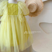 Load image into Gallery viewer, Baby Kid Girls Solid Color Dresses Wholesale 220530317

