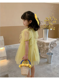 Load image into Gallery viewer, Baby Kid Girls Solid Color Dresses Wholesale 220530341
