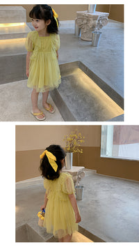 Load image into Gallery viewer, Baby Kid Girls Solid Color Dresses Wholesale 220530341
