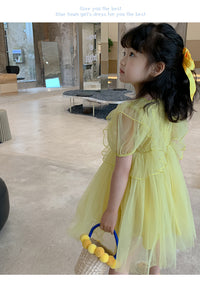 Load image into Gallery viewer, Baby Kid Girls Solid Color Dresses Wholesale 220530341
