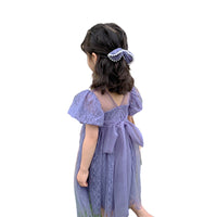 Load image into Gallery viewer, Baby Kid Girls Solid Color Bow Dresses Wholesale 220530366
