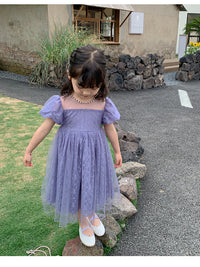 Load image into Gallery viewer, Baby Kid Girls Solid Color Bow Dresses Wholesale 220530366
