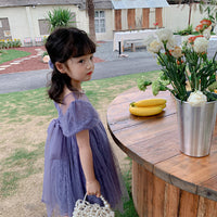 Load image into Gallery viewer, Baby Kid Girls Solid Color Bow Dresses Wholesale 220530366
