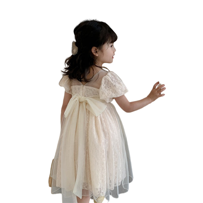 Kid Girls Bow Dresses Wholesale 220530399