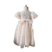 Load image into Gallery viewer, Baby Kid Girls Solid Color Bow Dresses Wholesale 220530411
