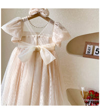 Load image into Gallery viewer, Baby Kid Girls Solid Color Bow Dresses Wholesale 220530411
