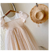 Load image into Gallery viewer, Baby Kid Girls Solid Color Bow Dresses Wholesale 220530411
