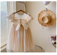 Load image into Gallery viewer, Baby Kid Girls Solid Color Bow Dresses Wholesale 220530411
