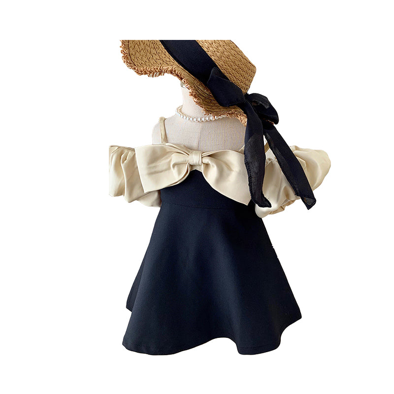 Baby Kid Girls Bow Dresses Wholesale 220530428