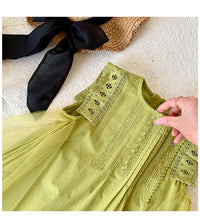 Load image into Gallery viewer, Baby Kid Girls Solid Color Dresses Wholesale 220530439
