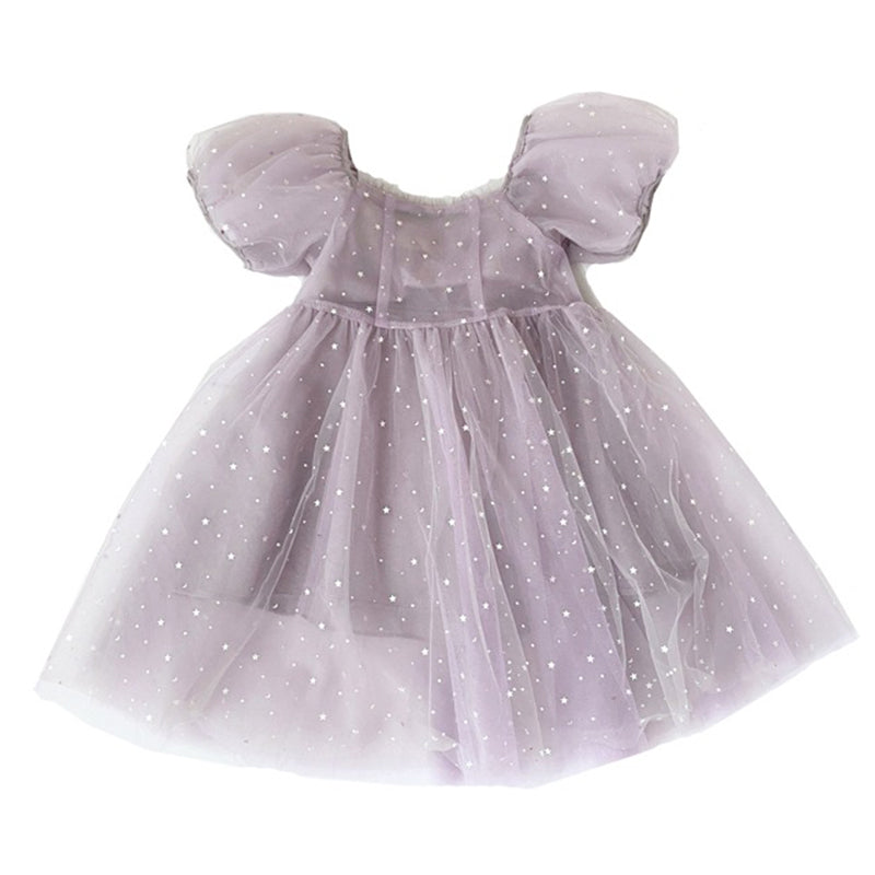 Baby Kid Girls Star Bow Dresses Wholesale 22053094