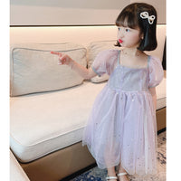 Load image into Gallery viewer, Baby Kid Girls Star Bow Dresses Wholesale 22053094
