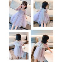 Load image into Gallery viewer, Baby Kid Girls Star Bow Dresses Wholesale 22053094
