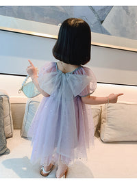 Load image into Gallery viewer, Baby Kid Girls Star Bow Dresses Wholesale 22053094
