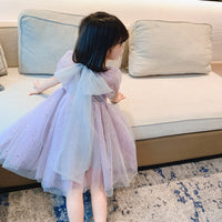 Load image into Gallery viewer, Baby Kid Girls Star Bow Dresses Wholesale 22053094
