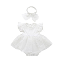 Load image into Gallery viewer, Baby Girls Solid Color Rompers Wholesale 22053103
