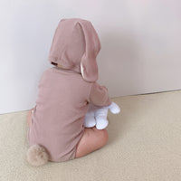 Load image into Gallery viewer, 3 Pieces Set Baby Unisex Solid Color Muslin&amp;Ribbed Rompers And Socks And Hats Wholesale 22053104
