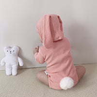 Load image into Gallery viewer, 3 Pieces Set Baby Unisex Solid Color Muslin&amp;Ribbed Rompers And Socks And Hats Wholesale 22053104
