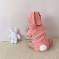Load image into Gallery viewer, 3 Pieces Set Baby Unisex Solid Color Muslin&amp;Ribbed Rompers And Socks And Hats Wholesale 22053104
