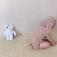 Load image into Gallery viewer, 3 Pieces Set Baby Unisex Solid Color Muslin&amp;Ribbed Rompers And Socks And Hats Wholesale 22053104
