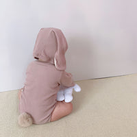 Load image into Gallery viewer, 3 Pieces Set Baby Unisex Solid Color Muslin&amp;Ribbed Rompers And Socks And Hats Wholesale 22053104
