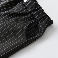 Load image into Gallery viewer, 3 Pieces Set Baby Kid Boys Birthday Party Bow Shirts Striped Vests Waistcoats And Shorts Wholesale 220531104
