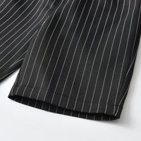 Load image into Gallery viewer, 3 Pieces Set Baby Kid Boys Birthday Party Bow Shirts Striped Vests Waistcoats And Shorts Wholesale 220531104
