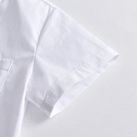 Load image into Gallery viewer, 2 Pieces Set Baby Kid Boys Dressy Solid Color Bow Shirts And Checked Shorts Suits Wholesale 220531121
