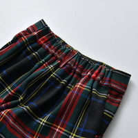 Load image into Gallery viewer, 2 Pieces Set Baby Kid Boys Dressy Solid Color Bow Shirts And Checked Shorts Suits Wholesale 220531121
